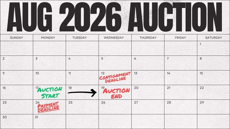 August 2026 Government / Contractor Surplus Auction