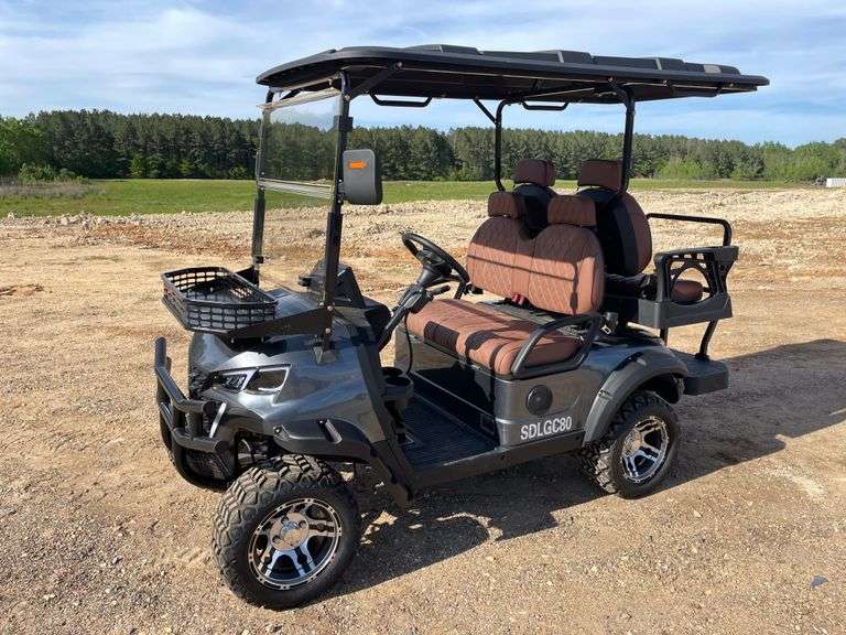2025 SD Lanch Street Legal 4-Seater Golf Cart W/ On-Board Charger (1 Mile Showing)