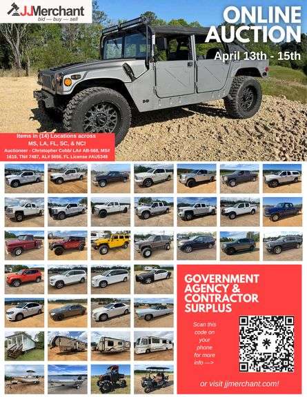 April Auction Flyer