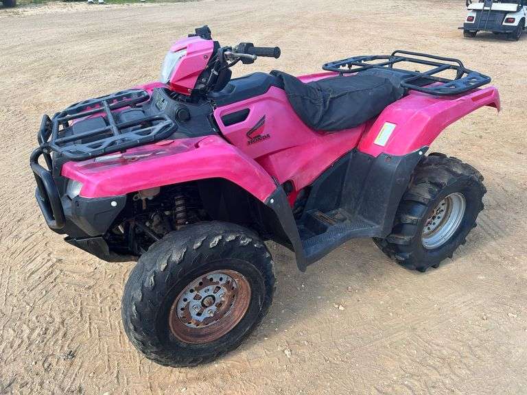 2015 Honda Foreman Rubicon 500 4x4 4-Wheeler (762 Hours)