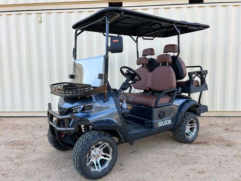2025 SD Lanch Street Legal 4-Seater Golf Cart W/ On-Board Charger (1 Mile Showing)