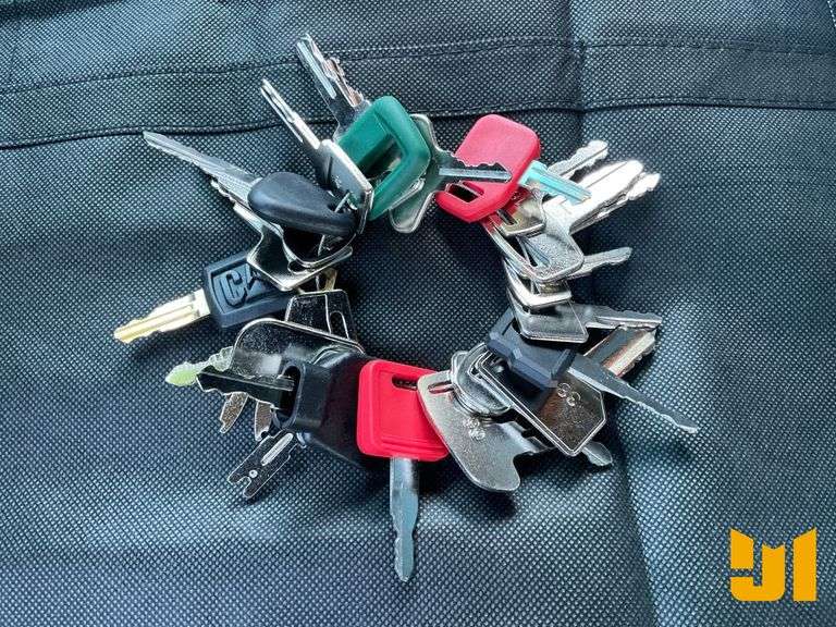 (UNUSED) SET OF (24) MISC EQUIPMENT KEYS