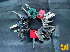 (UNUSED) SET OF (24) MISC EQUIPMENT KEYS