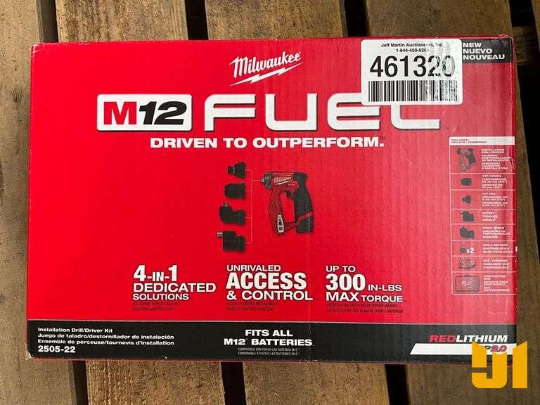 MILWAUKEE 2505-22 4 IN 1 INSTALLATION DRILL/DRIVER KIT