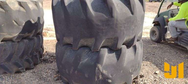 SET OF (2) HEAVY EQUIPMENT TIRES 28-26