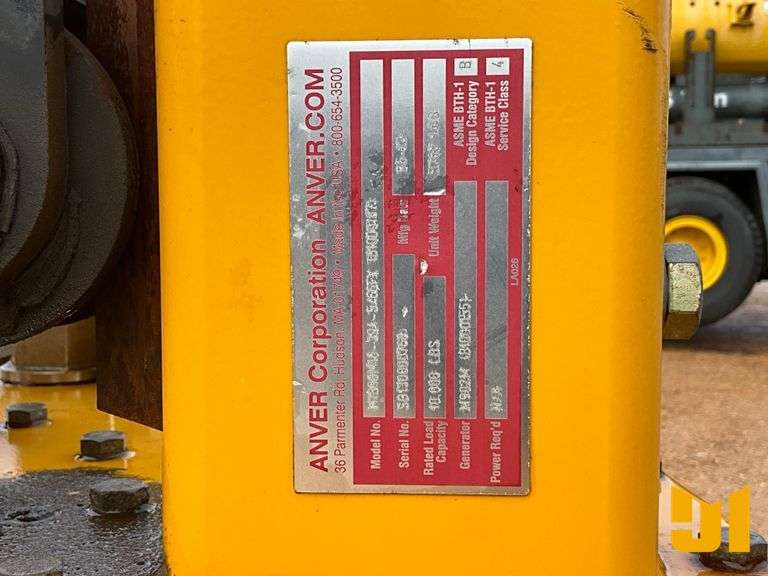 ANVER CORP HORIZONTAL SUCTION BOOM FOR SHEET METAL