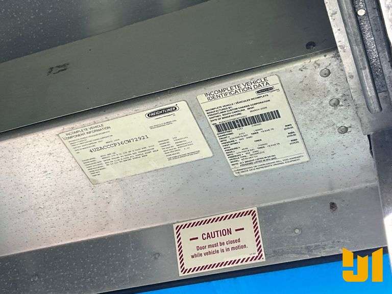 2006 FREIGHTLINER MT 45 HEV CHASSIS VIN: 4UZACCCP36CW72921