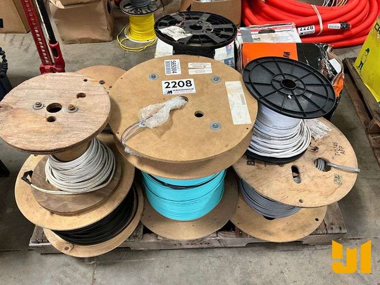 QTY OF (10) ROLLS OF VARIOUS ELECTRICAL WIRE
