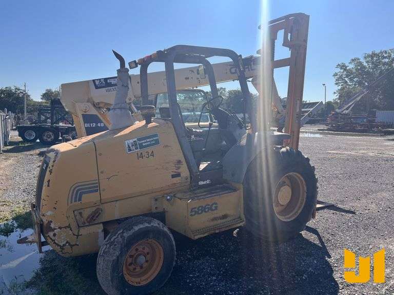 1999 CASE 586G 6000 LBS ROUGH TERRAIN FORKLIFT SN: JJG0290834