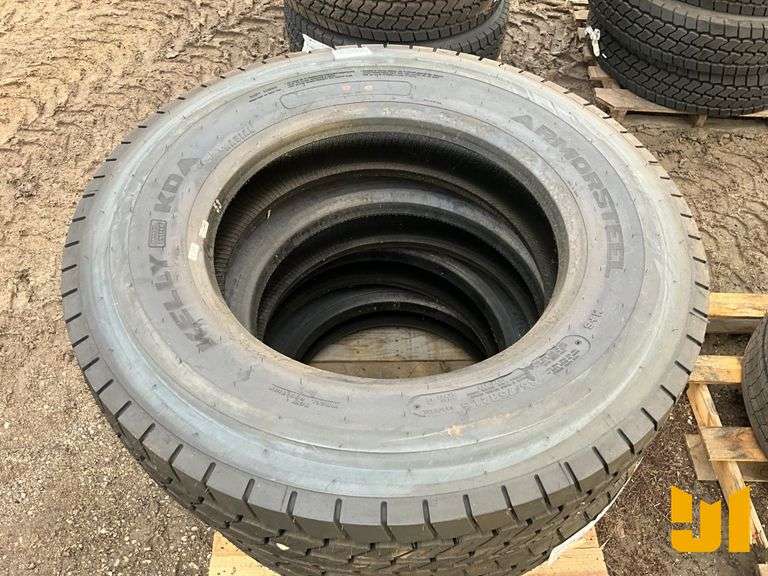 (4) 285/75R24.5 TIRES