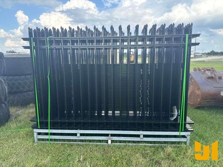 10FT(L)X7FT(H),20PCS FENCE PANELS+21PCS POST WITH CONNECTORS,LEAD FREE POWDER COATED