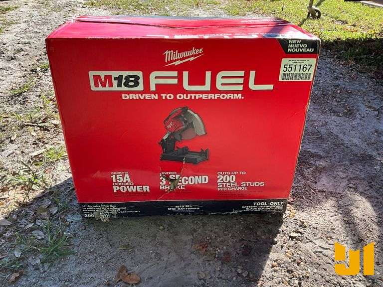 UNUSED MILWAUKEE 2990-20 CIRCULAR SAW 14” ABRASIVE CHOP SAW