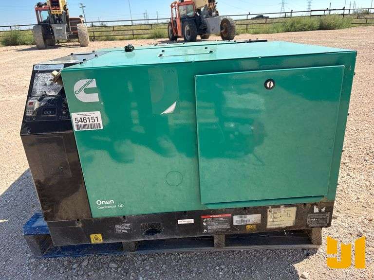 CUMMINS ONAN 8HDKAU-41934S STATIONARY GENERATOR SN: F190593446