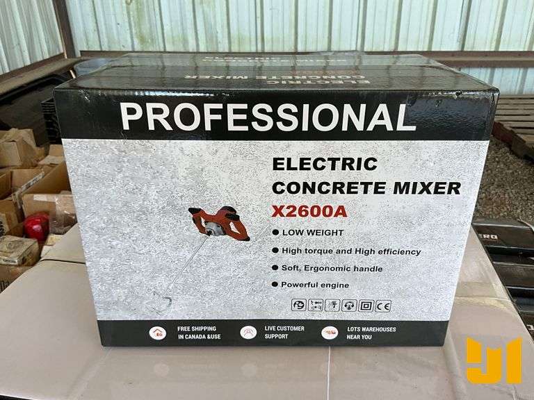 UNUSED X2600A CONCRETE MIXER