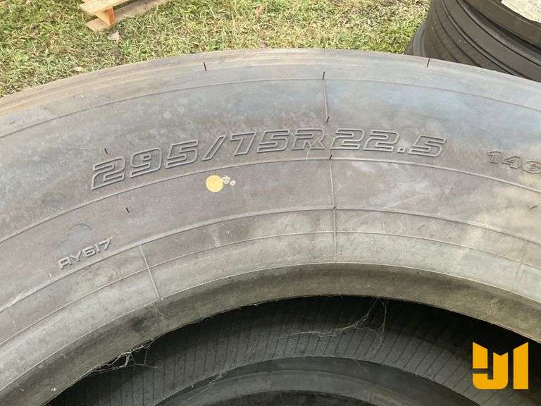 (4) 295/75R22.5 TIRES