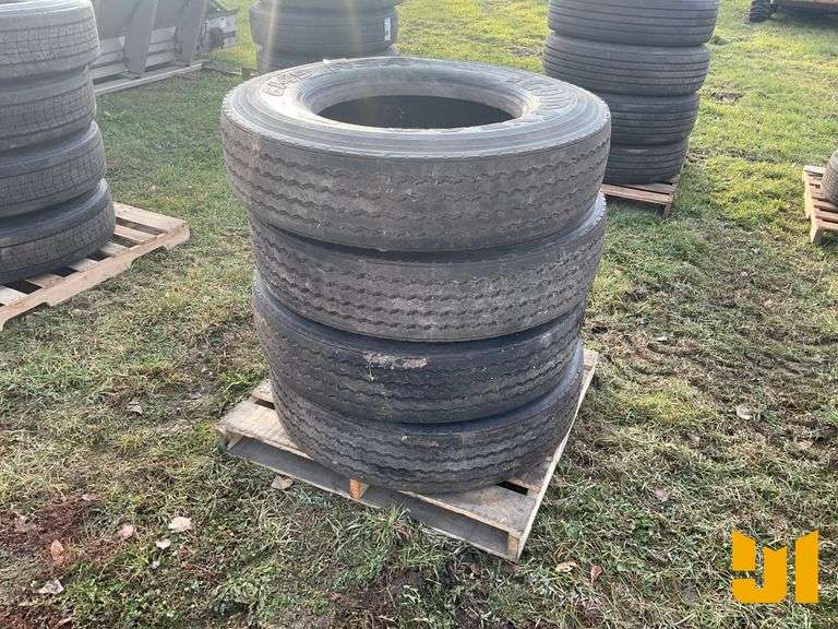 (4) 11R22.5 TIRES