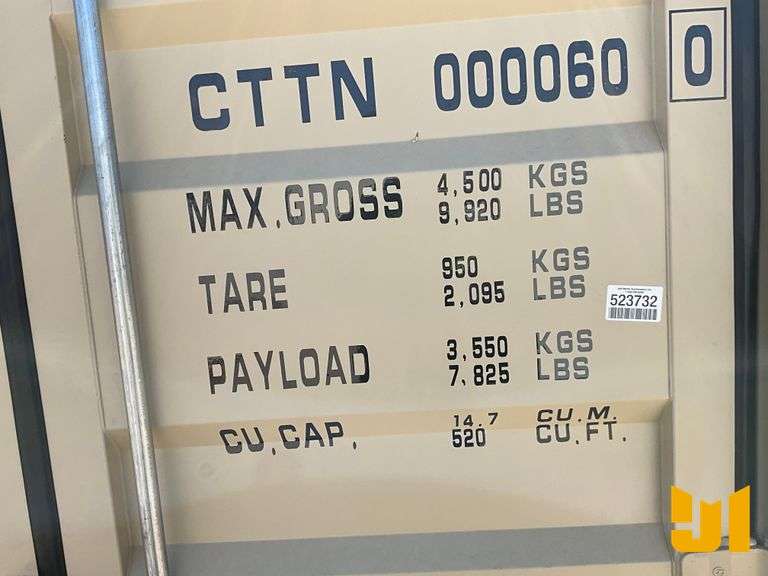 10' CONTAINER SN: CTTN0000600