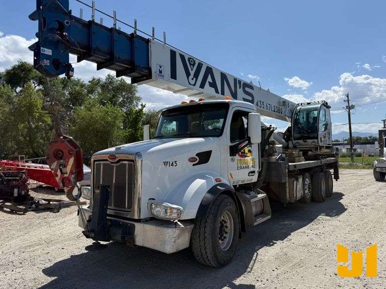 2021 PETERBILT 567 MANITEX 45 TON BOOM TRUCK VIN: 1NPCX4EX8MD709806