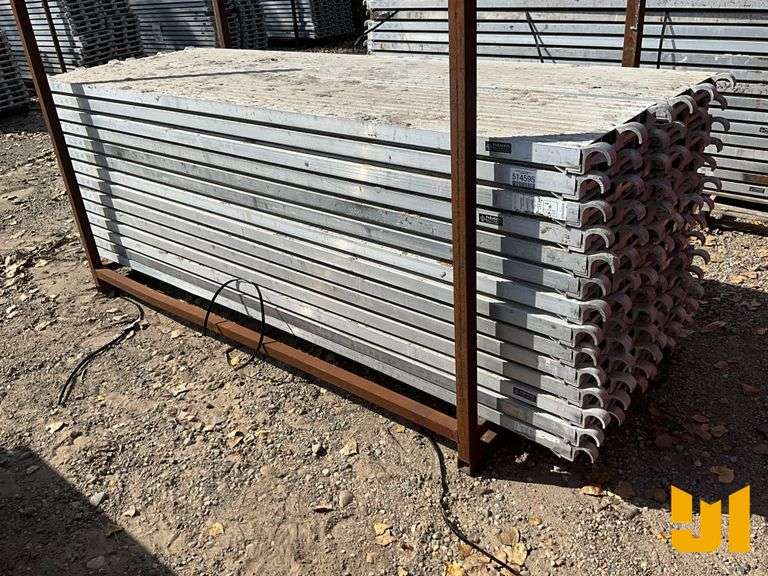 (28) 10’ X 19” ALUMINUM SCAFFOLD PLATFORMS