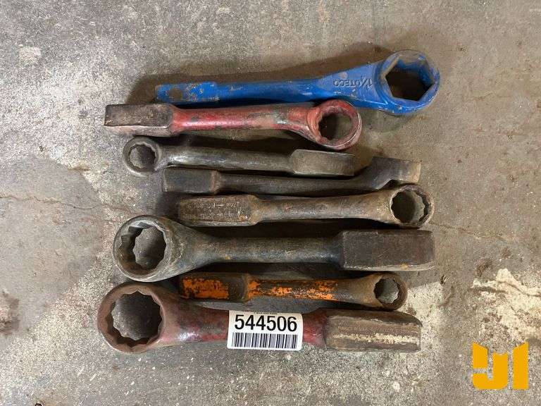 QTY OF 8 HAMMER WRENCHES