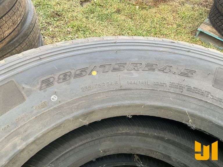 (4) 285/75R24.5 TIRES
