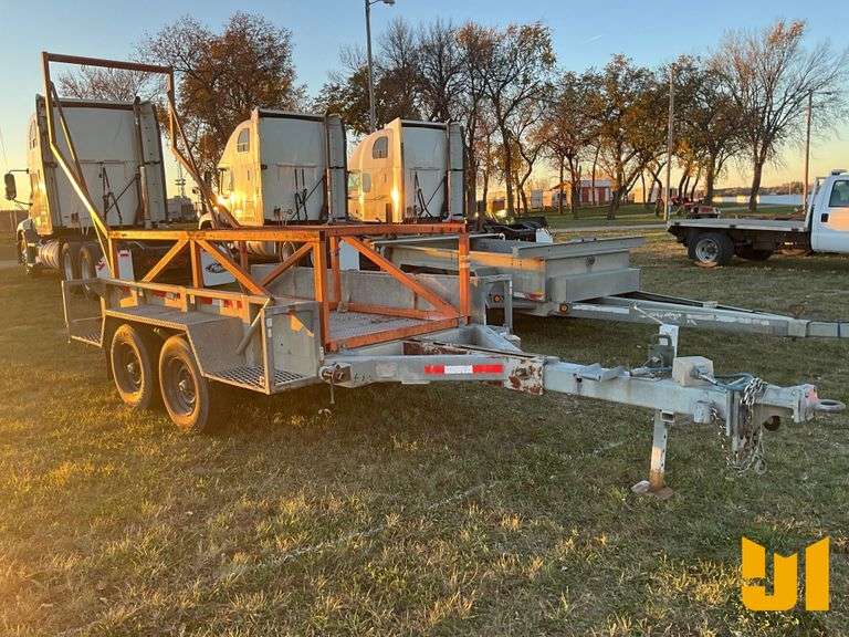 1995 SAUBER 1521-2 TAG A LONG EXTENDABLE POLE TRAILER VIN: 1F9RZ2127SV048029