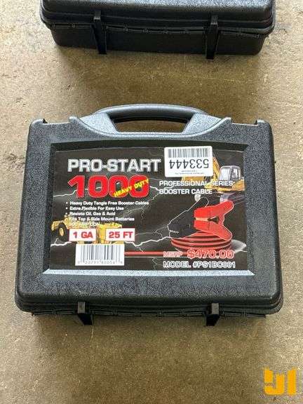 PRO START 1000 HEAVY DUTY BOOSTER CABLES 1 GAUGE 25