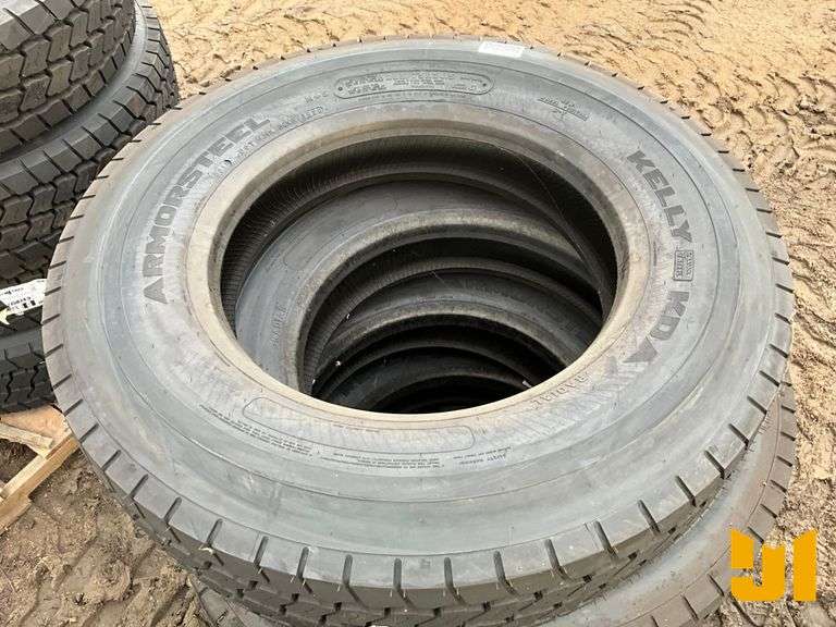 (4) 285/75R24.5 TIRES