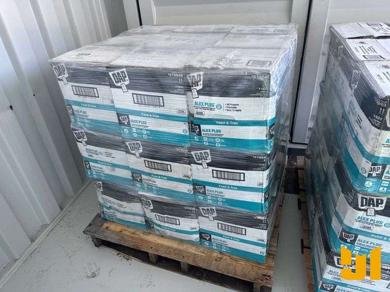 PALLET OF DAP CLEAR ALL PURPOSE ACRYLIC LATEX CAULK (