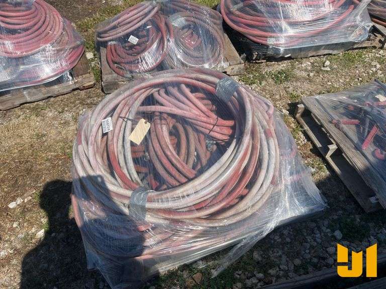 QTY OF (8) 3/4 IN. X 50 FT AIR HOSES