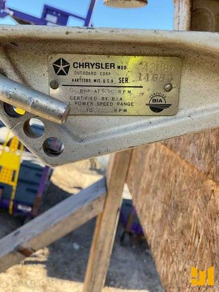 CHRYSLER OUTBOARD MOTOR