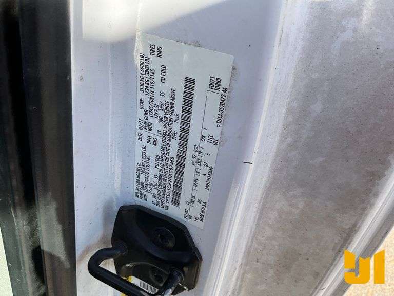 2017 FORD F-150 VIN: 1FTEX1CF2HKC67468