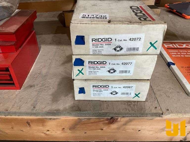 UNUSED RIDGID 500A 1”/25MM, 1 1/4/32MM, 3/4”/20MM