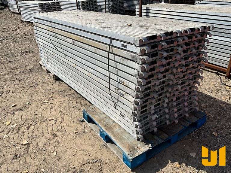 (30) 10’ X 19” ALUMINUM SCAFFOLD PLATFORMS