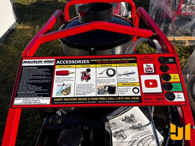 UNUSED 2025 EASY-KLEEN MAGNUM GOLD 4000 PRESSURE WASHER SN: 254265