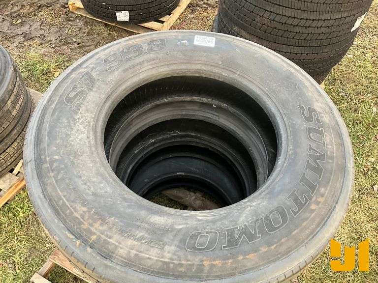 (4) 295/75R22.5 TIRES