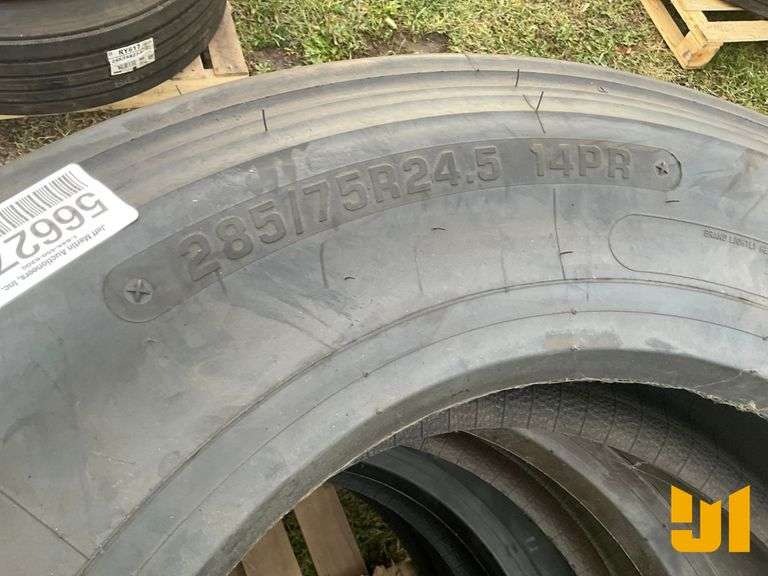 (4) 285/75R24.5 TIRES