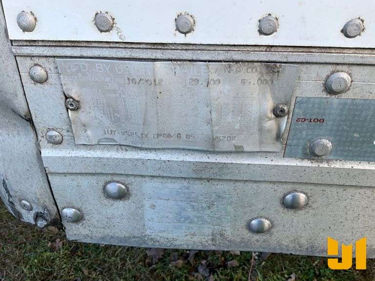 2013 UTILITY TRAILER MANUFACTURER VS2DX 53'X102" VAN TRAILER VIN: 1UYVS253XDP664805