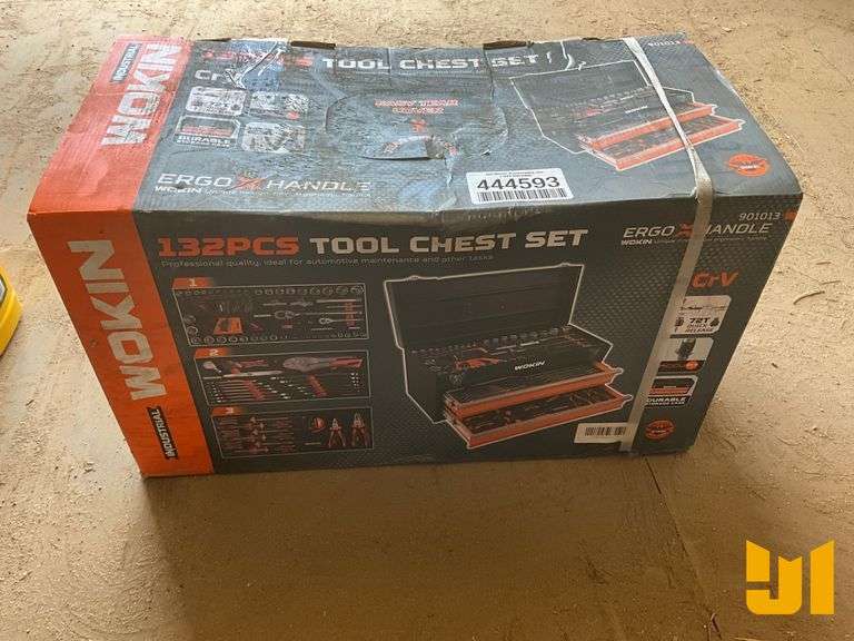 UNUSED WOKIN 132PCS TOOL CHEST SET