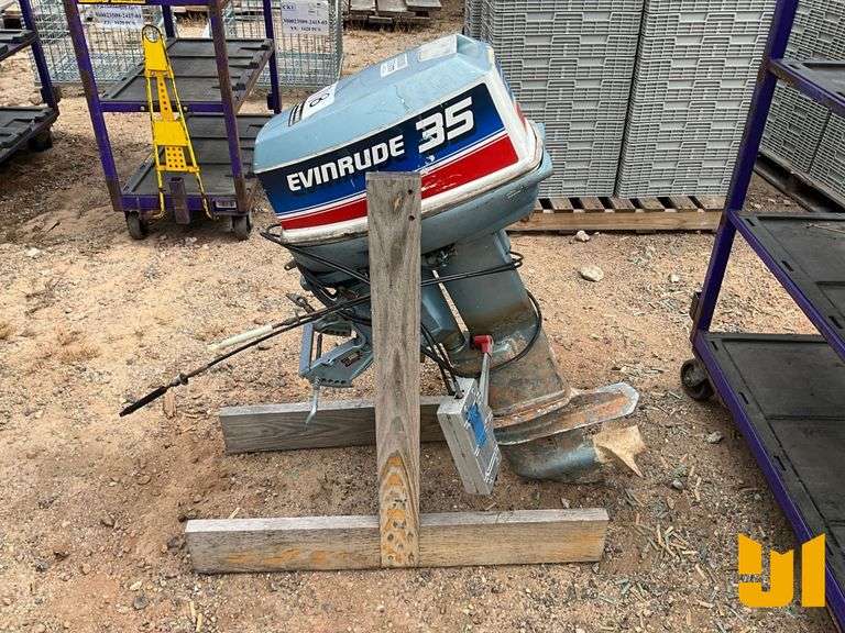 1981 EVINRUDE E35ELCSM OUTBOARD MOTOR SN: E0004053