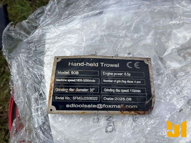 2025 MMS MS90B SN: SFMGJ2508322 POWER TROWEL