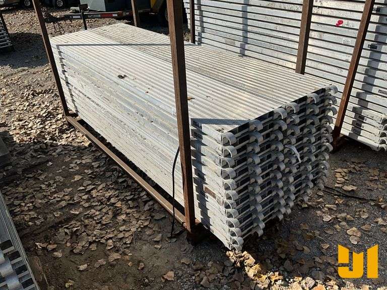 (24) 10’ X 19” ALUMINUM SCAFFOLD PLATFORMS