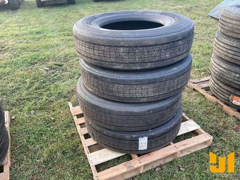 (4) 295/75R22.5 TIRES