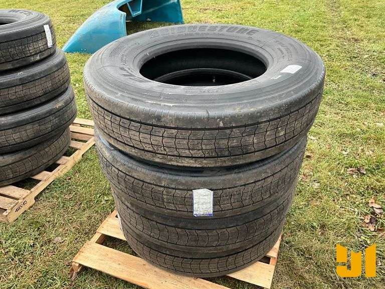 (4) 295/75R22.5 TIRES