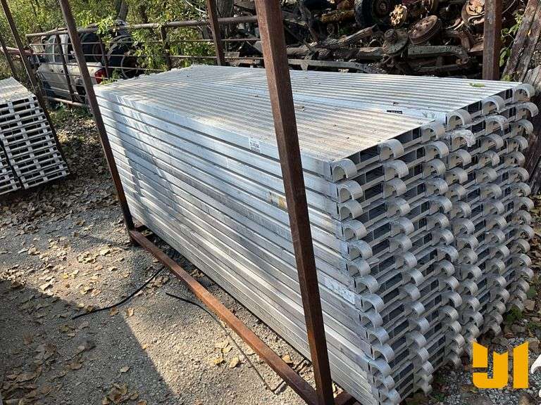 (32) 10’ X 19” ALUMINUM SCAFFOLD PLATFORMS