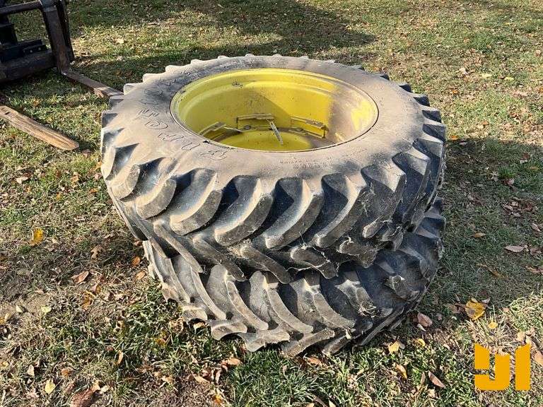 (2) FIRESTONE 14.9R30 TIRES ON RIMS