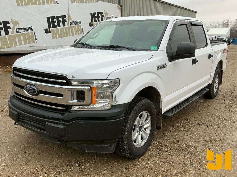 2018 FORD F-150 XL CREW CAB 4X4 PICKUP VIN: 1FTEW1E56JKF50033