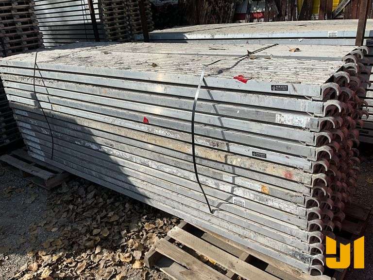 (30) 10’ X 19” ALUMINUM SCAFFOLD PLATFORMS
