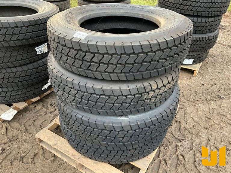 (4) 285/75R24.5 TIRES