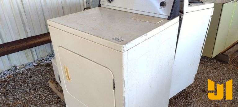 (1) GALAXY 110.16102502 WASHING MACHINE, (1) ROPER REX3615EW2 DRYER, (1)